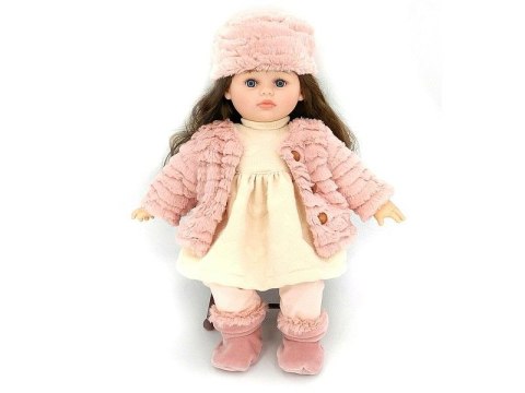 Lalka 40cm, w zimowym ubranku, z dźwiękiem: śpiewa i mówi po polsku, torba PVC [mm:] 400 Adar (526259)