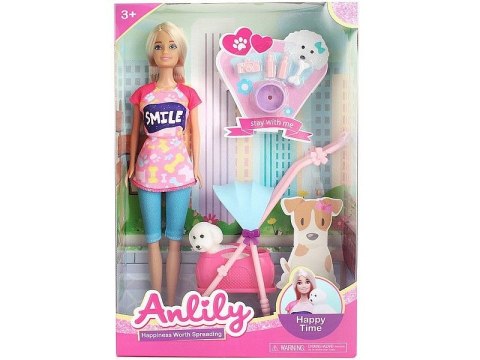 Lalka z pieskiem w wózku [mm:] 290 Adar (541962)