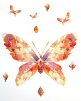 Naklejka (nalepka) Craft-Fun Series Motyle foliowe Titanum (25MD007)