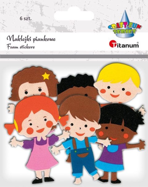 Naklejka (nalepka) Craft-Fun Series piankowe Dzieci Titanum (4636)