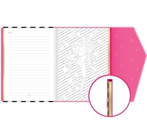 Notes (notatnik) Notes Barbie A4 linia Ameet (NOB 1101)