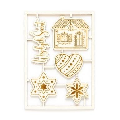 Ozdoba papierowa tekturki dekoracyjne Piernikowa Chatka Galeria Papieru (253070)