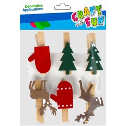 Ozdoba świąteczna BN Mix wzorów Craft with Fun (501911)