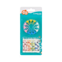 Świeczka urodzinowa urodzinowa biała z nadrukiem Godan (BS56061200A)