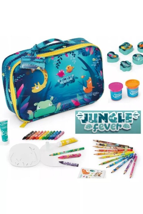 Zestaw kreatywny Creativ walizeczka JUNGLE FEVER z akcesoriami Maped (907059)