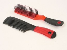 Zestaw piękności zestaw szczotka i grzebień do włosów Adar (359611)