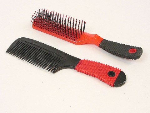 Zestaw piękności zestaw szczotka i grzebień do włosów Adar (359611)