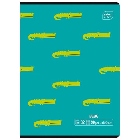 Zeszyt BEBE KIDS A5 32k. 90g krata Interdruk