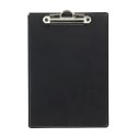 Deska z klipem (podkład do pisania) A6 czarny Biurfol