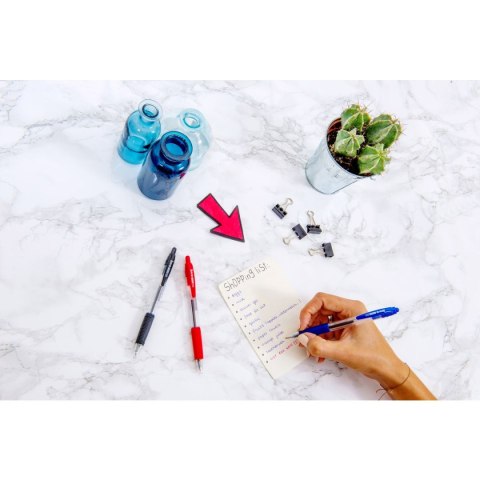 Długopis automatyczny wkład czerwony 0,7mm Memobe (MD104-05)