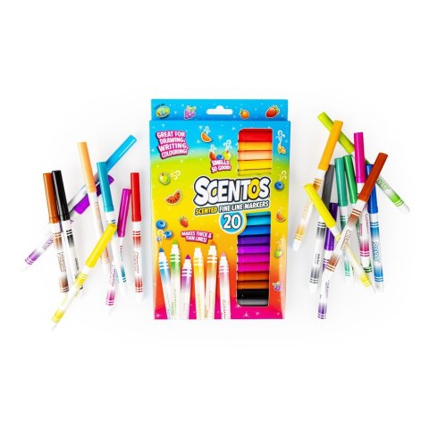 Flamaster pachnące, kolorowe 20 kol. Dumel (ST20435)