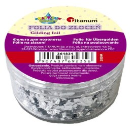 Folia ozdobna Craft-Fun Series do złoceń srebrna Titanum (23204)