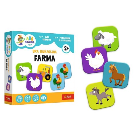 Gra edukacyjna ABC Malucha Farma Trefl (02909)
