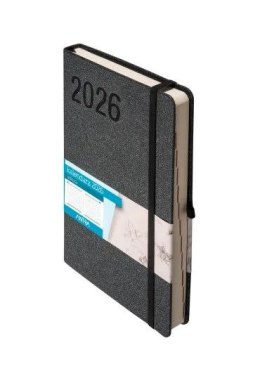 Kalendarz książkowy (terminarz) 2026 SAKURA DNS A5 Antra (czarny)