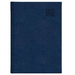 Kalendarz książkowy (terminarz) GRANATOWY aluminium TYGODNIOWY Z NOTESEM B5 (237 B5TNB)