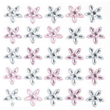 Kryształki kwiaty różowy Argo (251130)