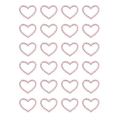 Kryształki serca różowy Argo (251129)