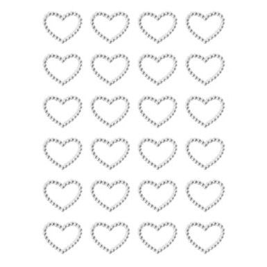 Kryształki serca srebrny Argo (251131)