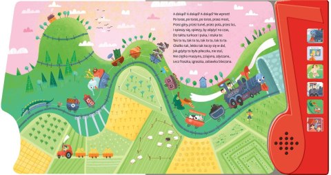 Książka dla dzieci dźwiękowa LOKOMOTYWA Morex