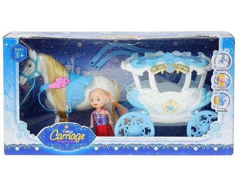 Lalka z karocą z koniem [mm:] 70 Adar (567276)