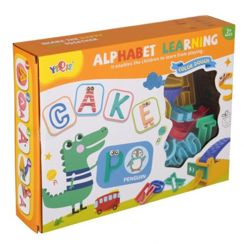 Masa plastyczna dla dzieci literki mix Mega Creative (570733)