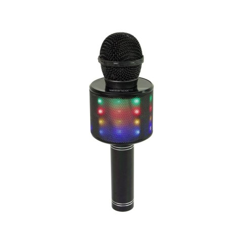 Mikrofon zabawkowy Bezprzewodowy USB Głośnik Nagrywanie Karaoke Model WS-858 Czarny Lean (10000)