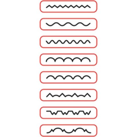 Nożyczki dekoracyjne 16,5cm Titanum (SA15-8E)