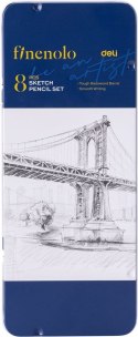 Ołówek FINENOLO KPL 8 SZT (różne) Deli (EC26)