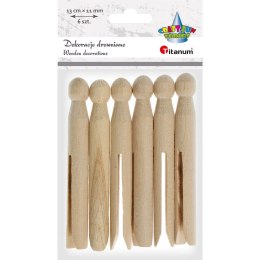 Ozdoba drewniana Craft-Fun Series klamerki retro Titanum (175037X)