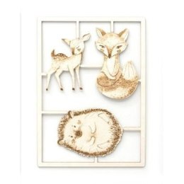 Ozdoba papierowa tekturki dekoracyjne leśne zwierzątka Galeria Papieru (253059)