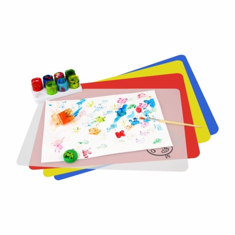 Podkład na biurko żółty plastik [mm:] 380x280 Biurfol (PS-01-05)