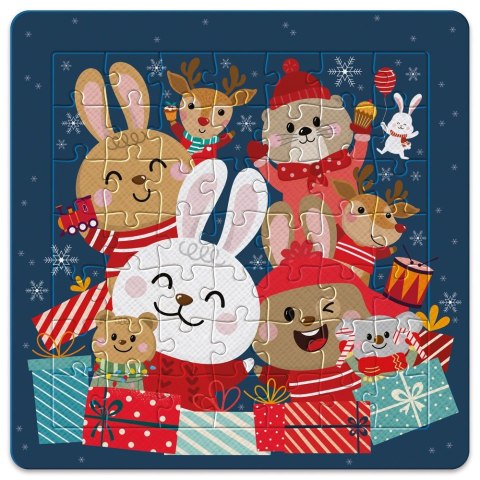 Puzzle Boże Narodzenie w ramce Interdruk (Happy Friends)