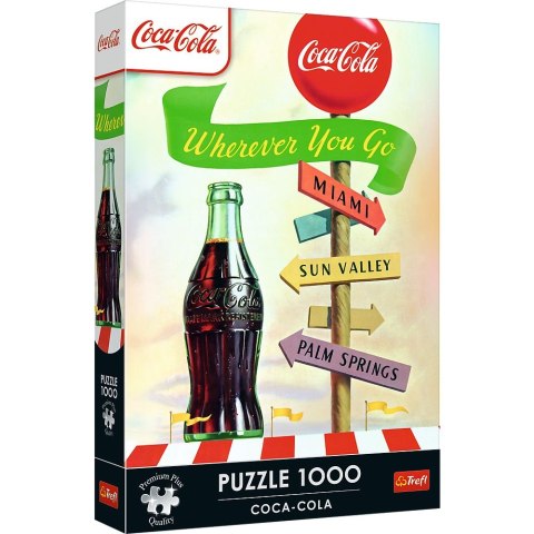 Puzzle Coca-cola Premium Plus Gdziekolwiek zmierzasz Trefl (12098)