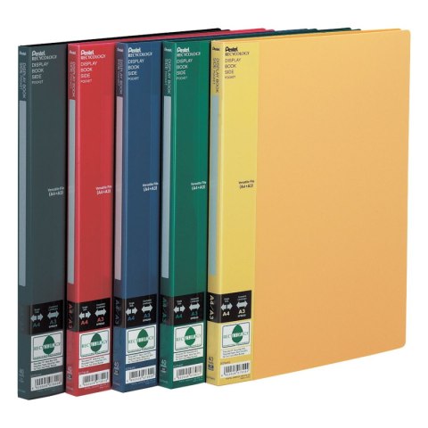 Teczka ofertowa A4/A3 kolor: Zielony 40 kieszeni Pentel