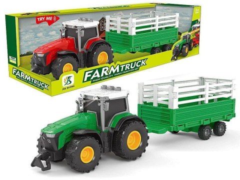 Traktor z przyczepą, światło i dźwięk Adar (582606)