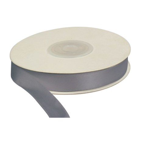 Wstążka Craft-Fun Series satynowa 12x25 [mm x m] szara Titanum (12/25/3)