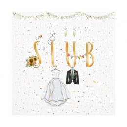 Kartka składana A5 Ślub Państwo Młodzi kw Henry (5905701488346)