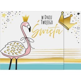 Kartka składana KARNET B6 składany flaming B6 Henry (5905908451980313)