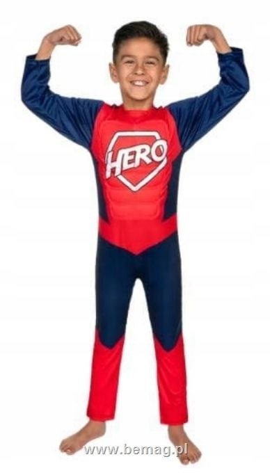 Kostium Super Hero rozmiar 122/128 Bemag