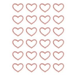 Kryształki serca czerwone Argo (251133)