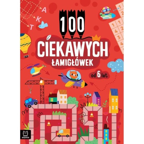 Książka dla dzieci 100 ciekawych łamigłówek Aksjomat