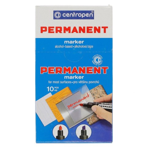 Marker permanentny wkład fiolet 1-4,6mm ścięta końcówka Centropen (8576)