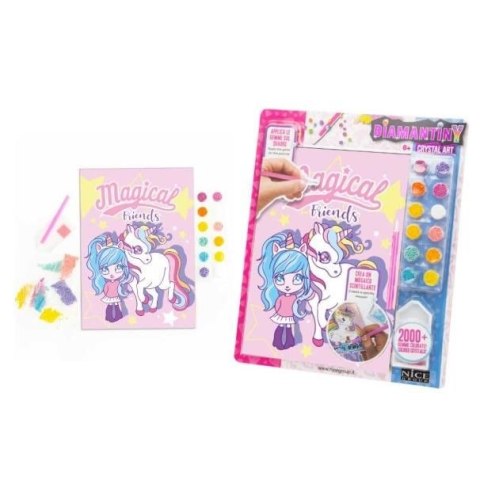 Mozaika Diamantiny jednorożec przyjaciele Nice Group (0210)