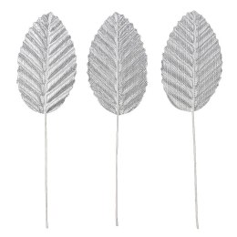 Ozdoba materiałowa Craft-Fun Series Liście na druciku srebrne Titanum (SY-007)