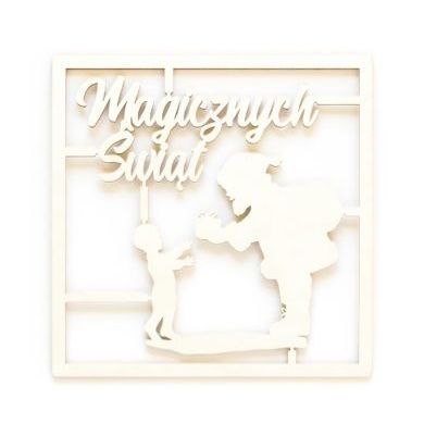 Ozdoba papierowa tekturki dekoracyjne Mikołaj- półprodukt Galeria Papieru (253072)