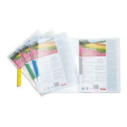 Skoroszyt z klipem A4 zielony polipropylen PP Pentel (DCB14-D)