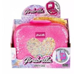 Zestaw piękności Walizka Girabrilla - Make-up - Różowa Nice Group (1987)