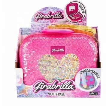 Zestaw piękności Walizka Girabrilla - Make-up - Różowa Nice Group (1987)