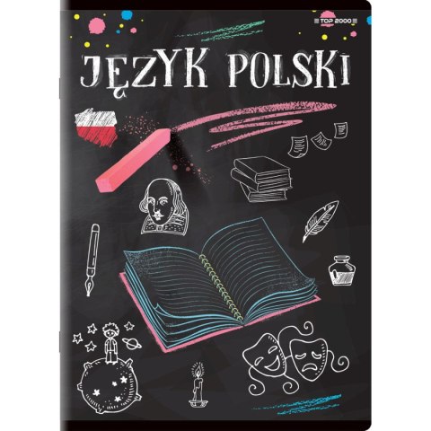Brulion tematyczny j.polski A5 80k. 70g linia Top 2000 (400132308)