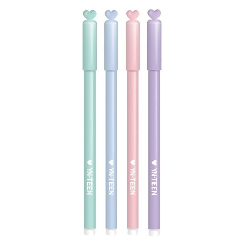 Długopis wymazywalny pastelowe wkład niebieski 0,5mm Noster (5902277295293)